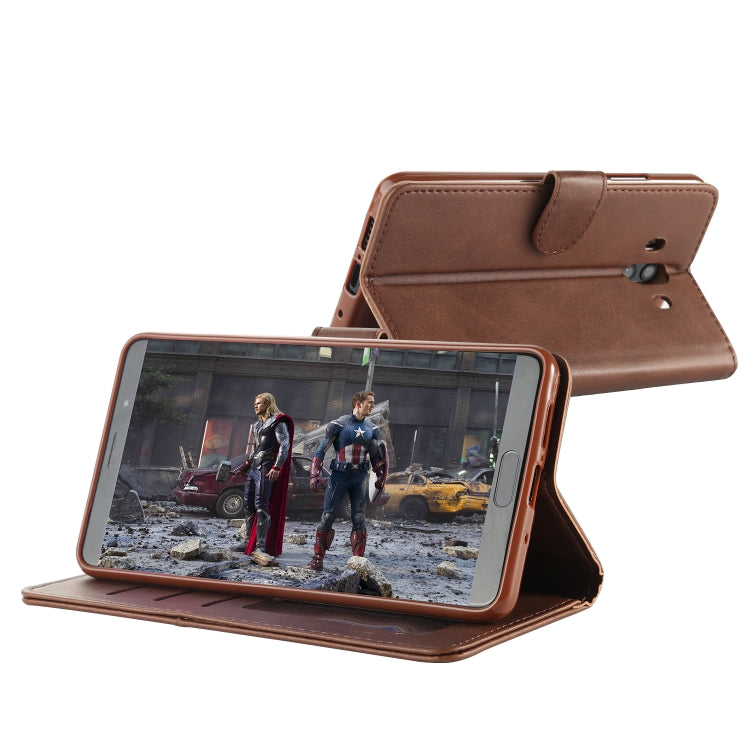 For Huawei Mate 10 LC.IMEEKE Calf Texture Horizontal Flip Leather Case, with Holder & Card Slots & Wallet