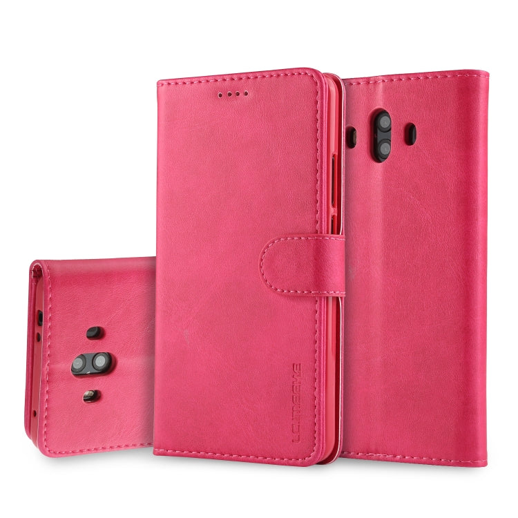 For Huawei Mate 10 LC.IMEEKE Calf Texture Horizontal Flip Leather Case, with Holder & Card Slots & Wallet