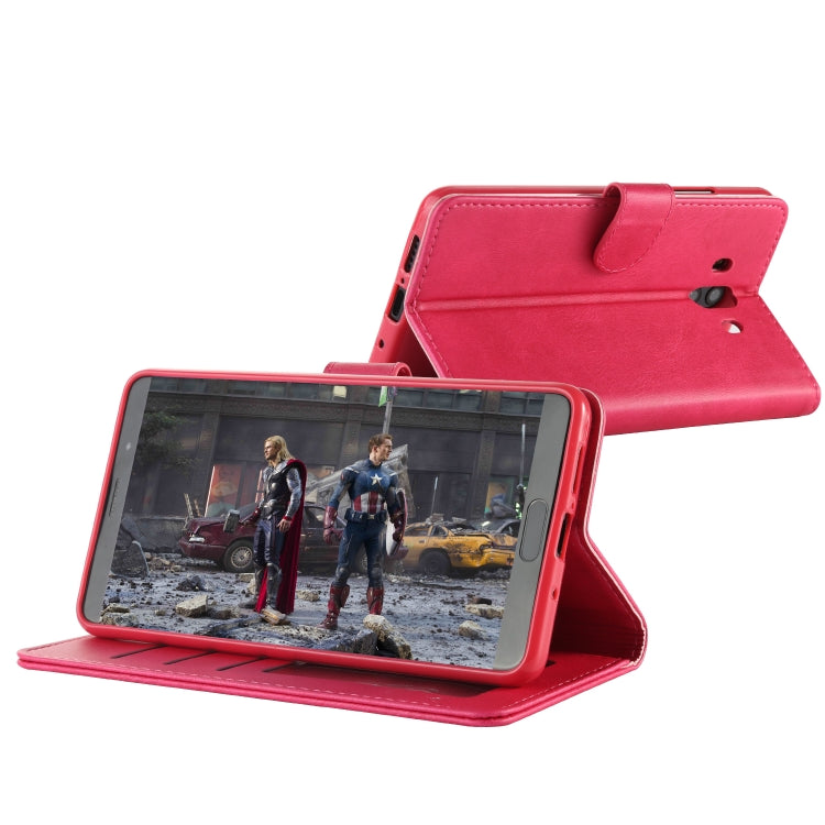 For Huawei Mate 10 LC.IMEEKE Calf Texture Horizontal Flip Leather Case, with Holder & Card Slots & Wallet