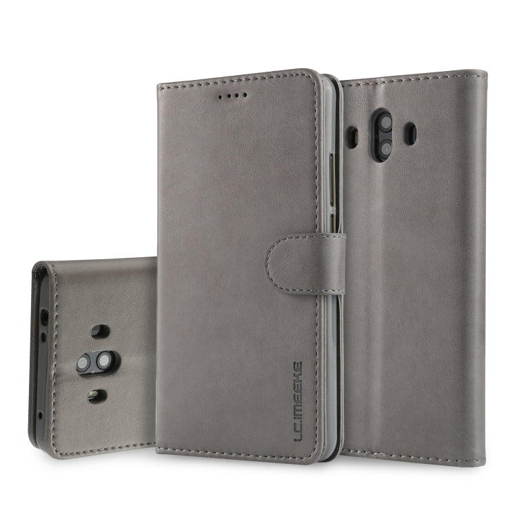 For Huawei Mate 10 LC.IMEEKE Calf Texture Horizontal Flip Leather Case, with Holder & Card Slots & Wallet