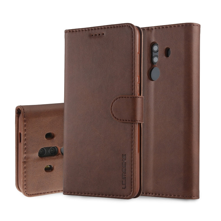 For Huawei Mate 10 Pro LC.IMEEKE Calf Texture Horizontal Flip Leather Case, with Holder & Card Slots & Wallet