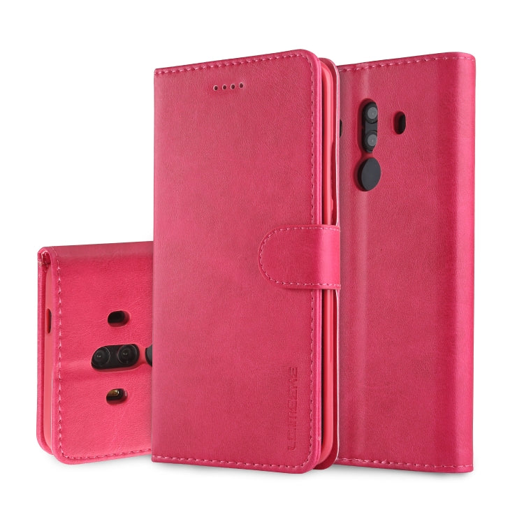 For Huawei Mate 10 Pro LC.IMEEKE Calf Texture Horizontal Flip Leather Case, with Holder & Card Slots & Wallet