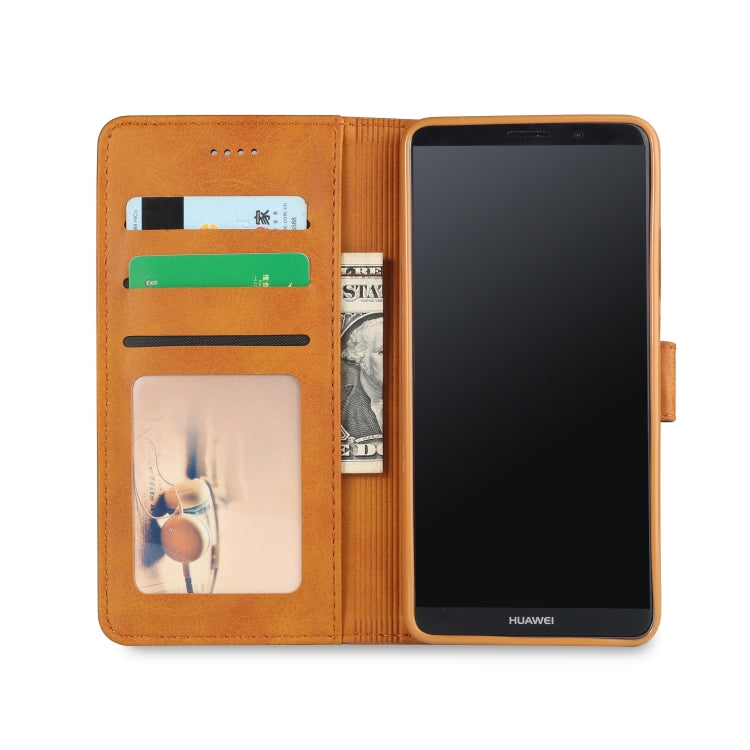 For Huawei Mate 10 Pro LC.IMEEKE Calf Texture Horizontal Flip Leather Case, with Holder & Card Slots & Wallet
