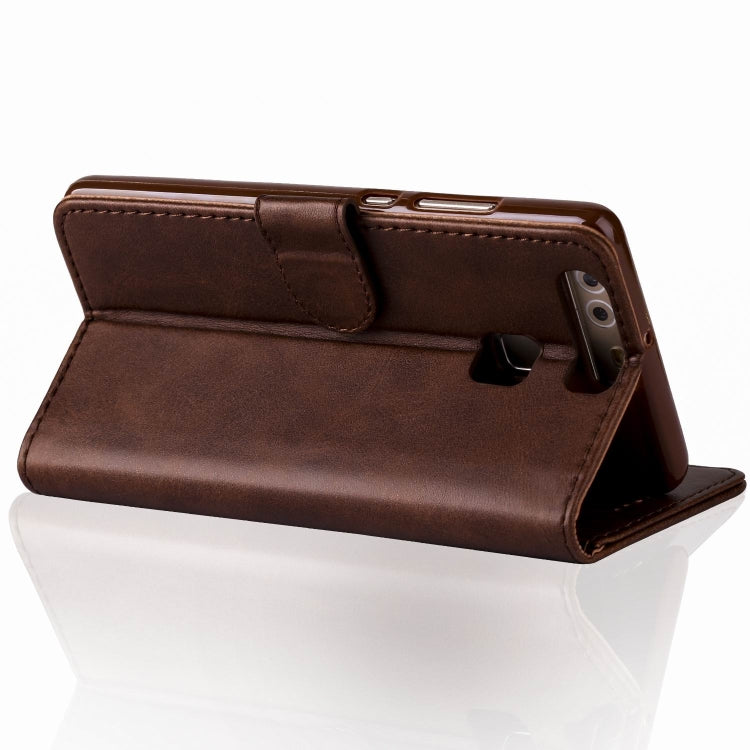 For Huawei P9 LC.IMEEKE Calf Texture Horizontal Flip Leather Case, with Holder & Card Slots & Wallet