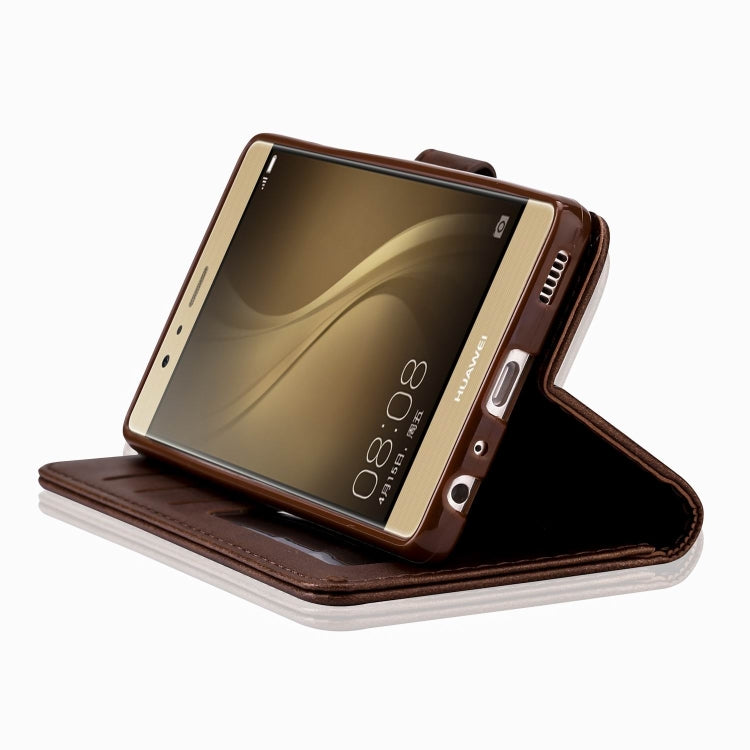 For Huawei P9 LC.IMEEKE Calf Texture Horizontal Flip Leather Case, with Holder & Card Slots & Wallet