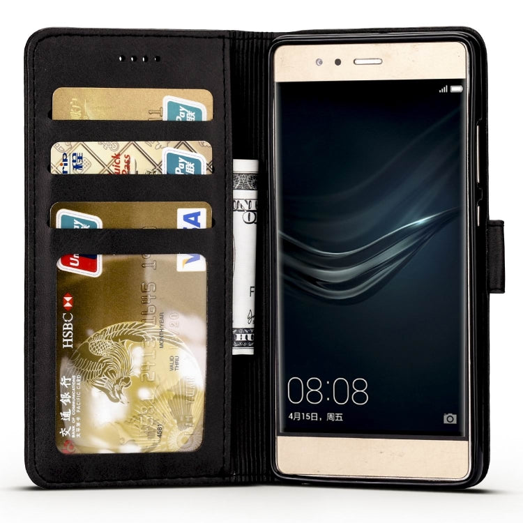 For Huawei P9 LC.IMEEKE Calf Texture Horizontal Flip Leather Case, with Holder & Card Slots & Wallet