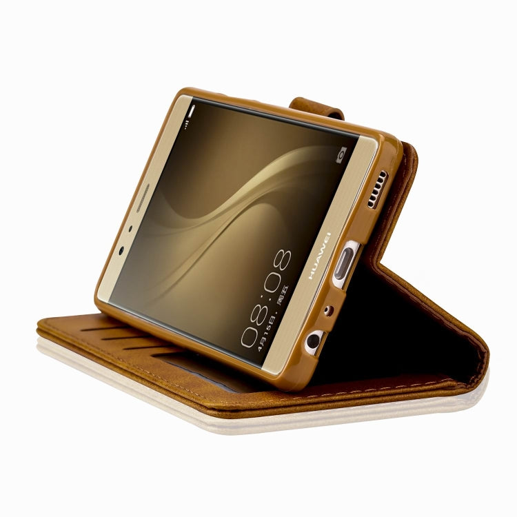 For Huawei P9 LC.IMEEKE Calf Texture Horizontal Flip Leather Case, with Holder & Card Slots & Wallet
