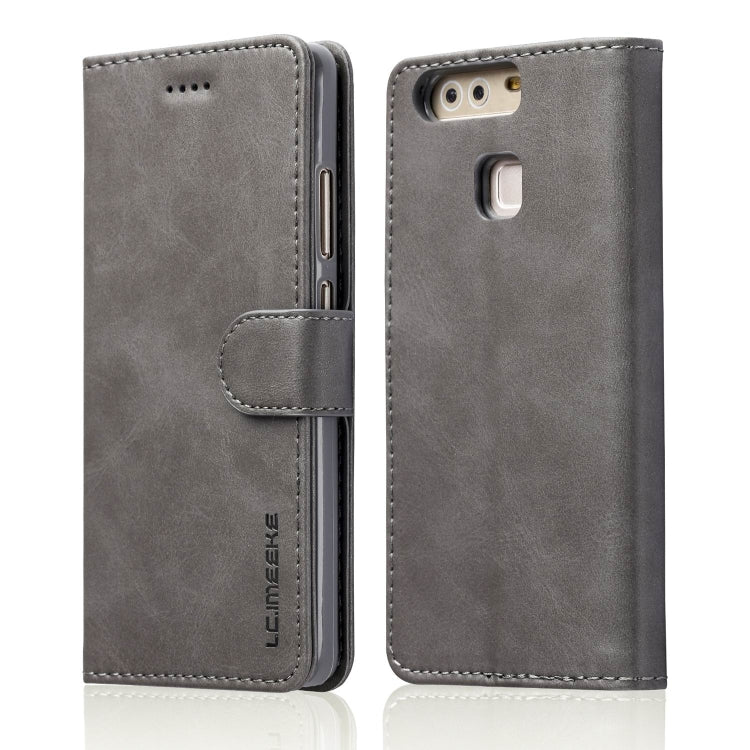 For Huawei P9 LC.IMEEKE Calf Texture Horizontal Flip Leather Case, with Holder & Card Slots & Wallet