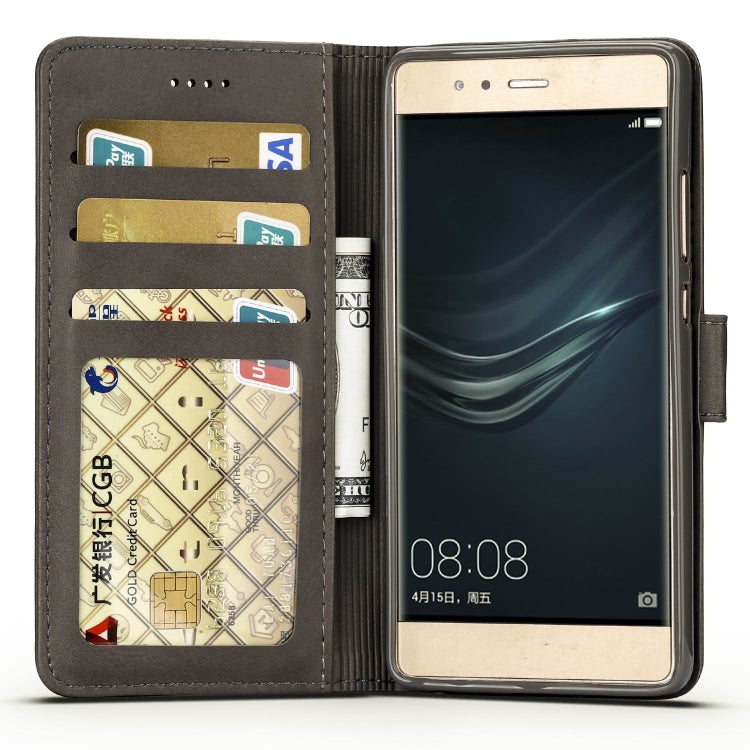 For Huawei P9 LC.IMEEKE Calf Texture Horizontal Flip Leather Case, with Holder & Card Slots & Wallet