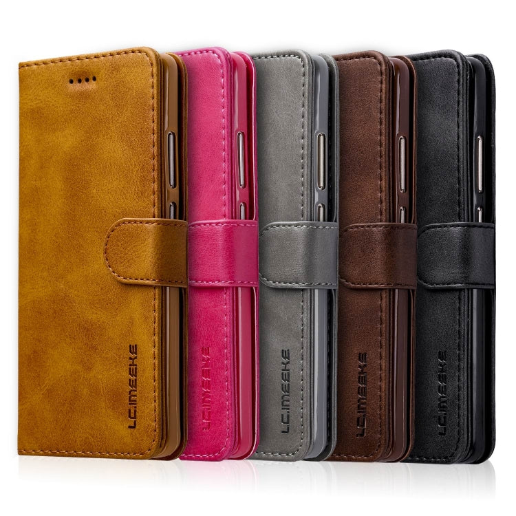 For Huawei P9 LC.IMEEKE Calf Texture Horizontal Flip Leather Case, with Holder & Card Slots & Wallet