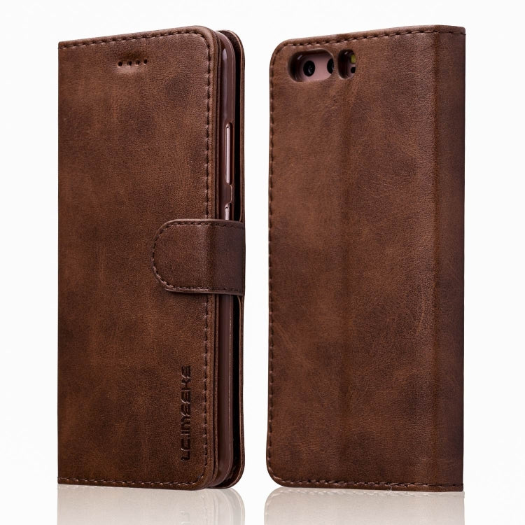 For Huawei P10 LC.IMEEKE Calf Texture Horizontal Flip Leather Case, with Holder & Card Slots & Wallet