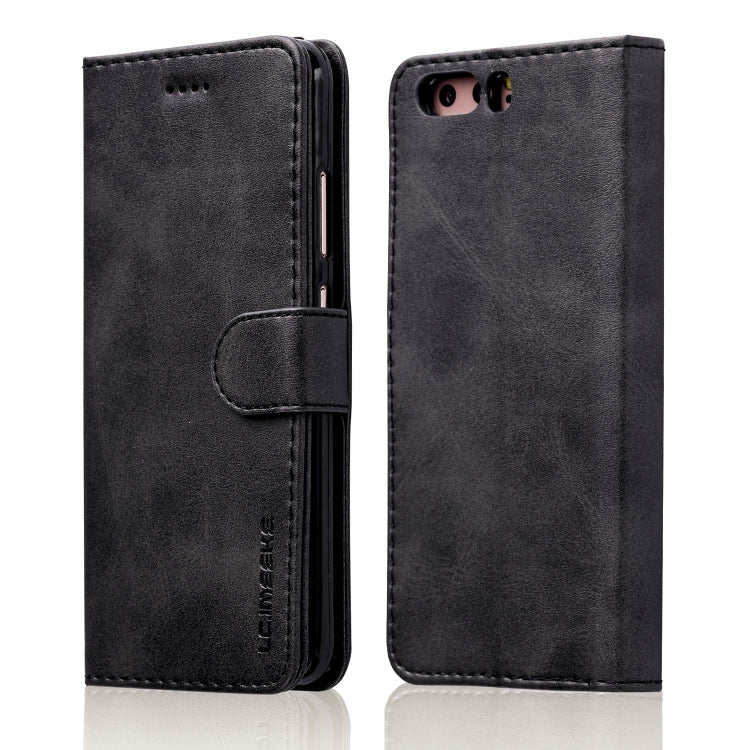 For Huawei P10 LC.IMEEKE Calf Texture Horizontal Flip Leather Case, with Holder & Card Slots & Wallet