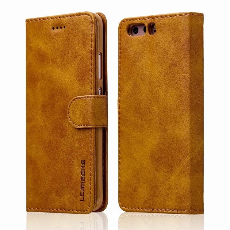 For Huawei P10 LC.IMEEKE Calf Texture Horizontal Flip Leather Case, with Holder & Card Slots & Wallet