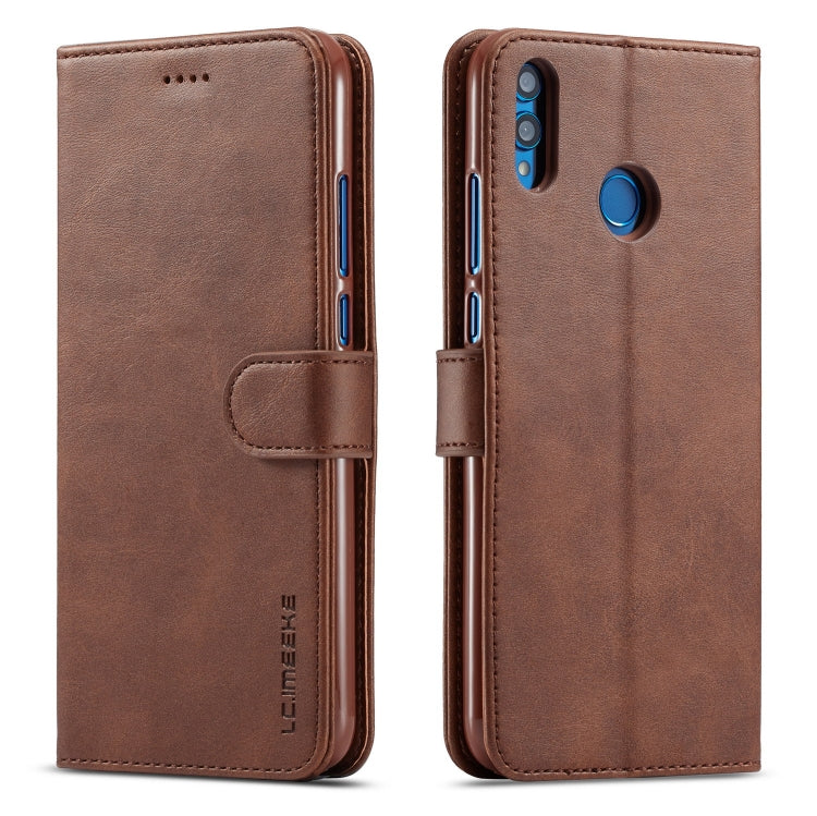 For Huawei Honor 8X LC.IMEEKE Calf Texture Horizontal Flip Leather Case, with Holder & Card Slots & Wallet