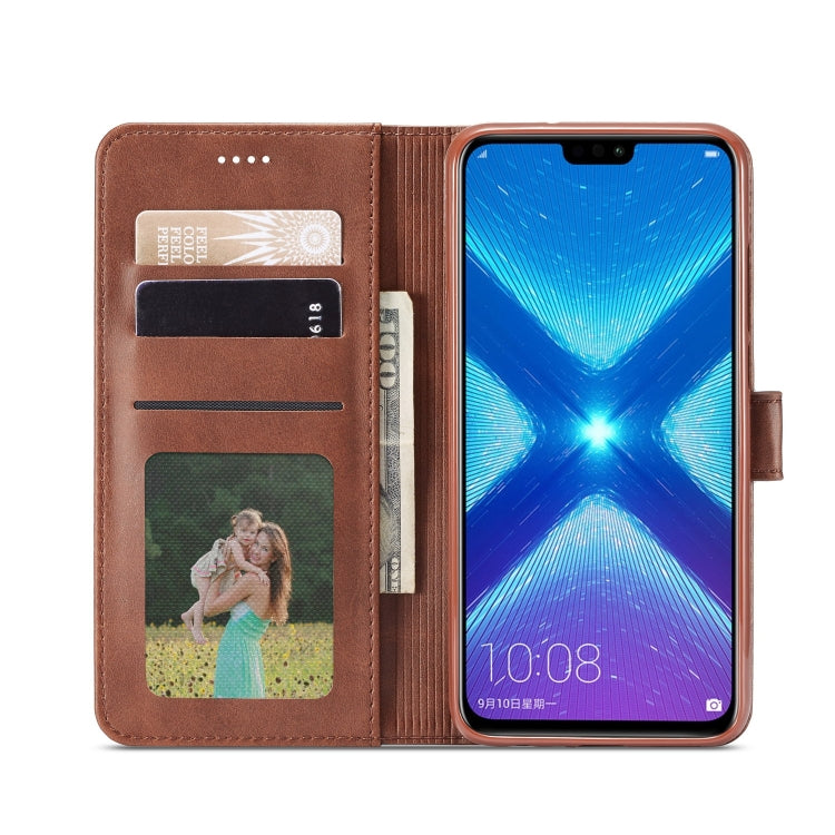 For Huawei Honor 8X LC.IMEEKE Calf Texture Horizontal Flip Leather Case, with Holder & Card Slots & Wallet