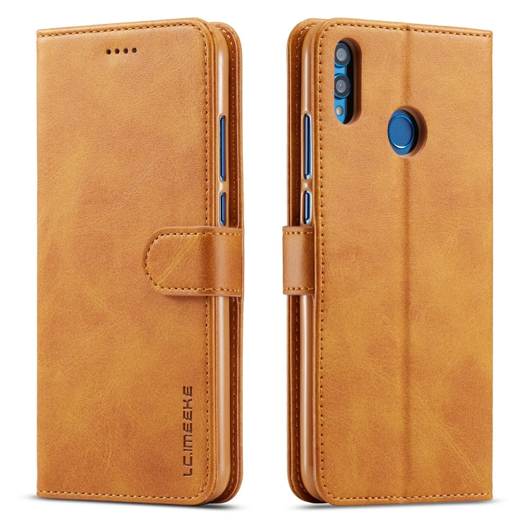 For Huawei Honor 8X LC.IMEEKE Calf Texture Horizontal Flip Leather Case, with Holder & Card Slots & Wallet