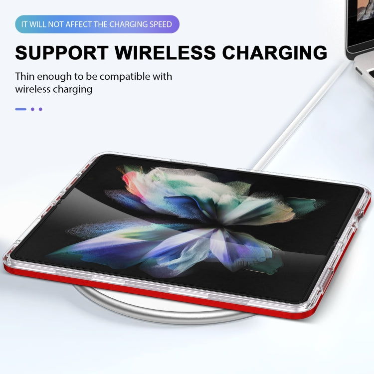 For Samsung Galaxy Z Fold3 5G Bright Series Clear Acrylic + PC + TPU Shockproof Case