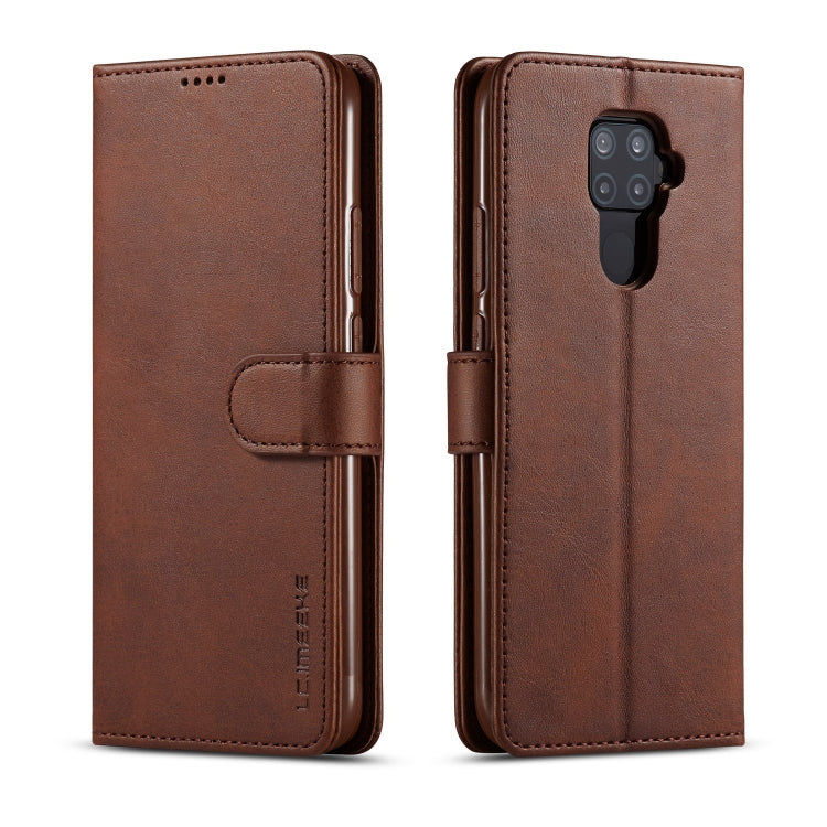 For Huawei Nova 5i Pro / Mate 30 Lite LC.IMEEKE Calf Texture Horizontal Flip Leather Case, with Holder & Card Slots & Wallet