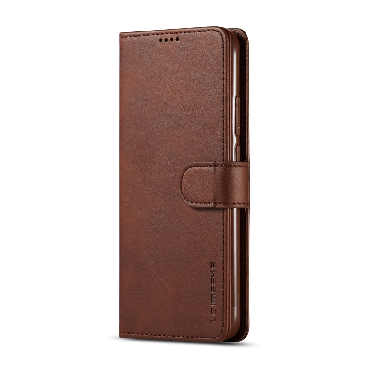 For Huawei Nova 5i Pro / Mate 30 Lite LC.IMEEKE Calf Texture Horizontal Flip Leather Case, with Holder & Card Slots & Wallet