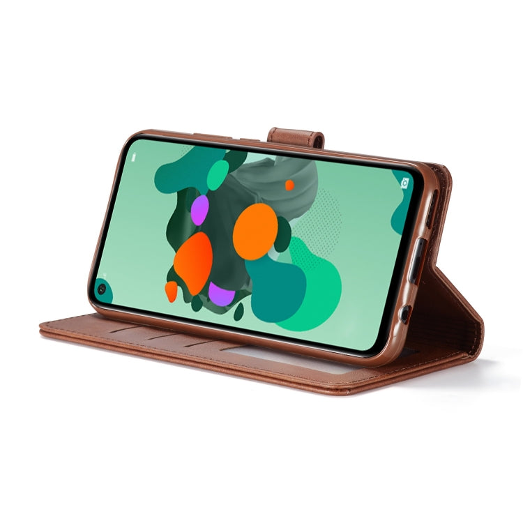 For Huawei Nova 5i Pro / Mate 30 Lite LC.IMEEKE Calf Texture Horizontal Flip Leather Case, with Holder & Card Slots & Wallet