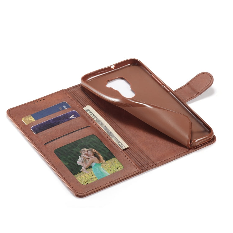 For Huawei Nova 5i Pro / Mate 30 Lite LC.IMEEKE Calf Texture Horizontal Flip Leather Case, with Holder & Card Slots & Wallet
