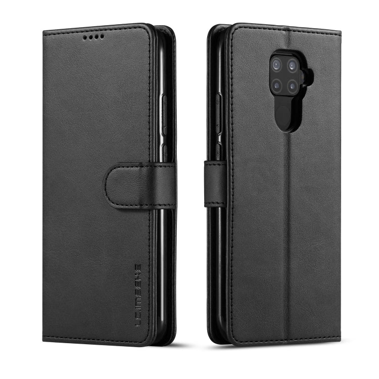 For Huawei Nova 5i Pro / Mate 30 Lite LC.IMEEKE Calf Texture Horizontal Flip Leather Case, with Holder & Card Slots & Wallet