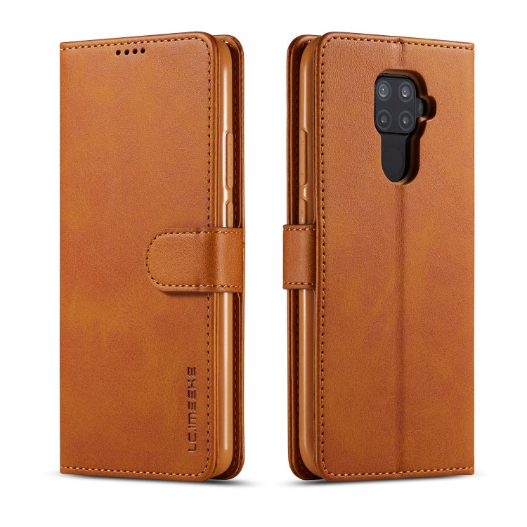 For Huawei Nova 5i Pro / Mate 30 Lite LC.IMEEKE Calf Texture Horizontal Flip Leather Case, with Holder & Card Slots & Wallet