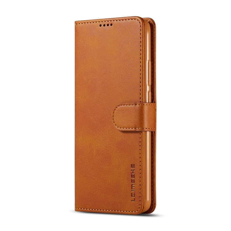 For Huawei Nova 5i Pro / Mate 30 Lite LC.IMEEKE Calf Texture Horizontal Flip Leather Case, with Holder & Card Slots & Wallet