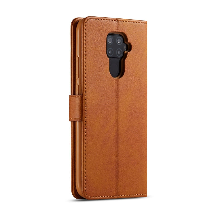 For Huawei Nova 5i Pro / Mate 30 Lite LC.IMEEKE Calf Texture Horizontal Flip Leather Case, with Holder & Card Slots & Wallet