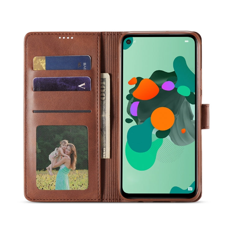 For Huawei Nova 5i Pro / Mate 30 Lite LC.IMEEKE Calf Texture Horizontal Flip Leather Case, with Holder & Card Slots & Wallet