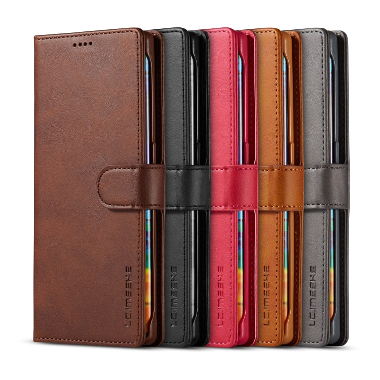 For Huawei Mate 30 Pro LC.IMEEKE Calf Texture Horizontal Flip Leather Case, with Holder & Card Slots & Wallet