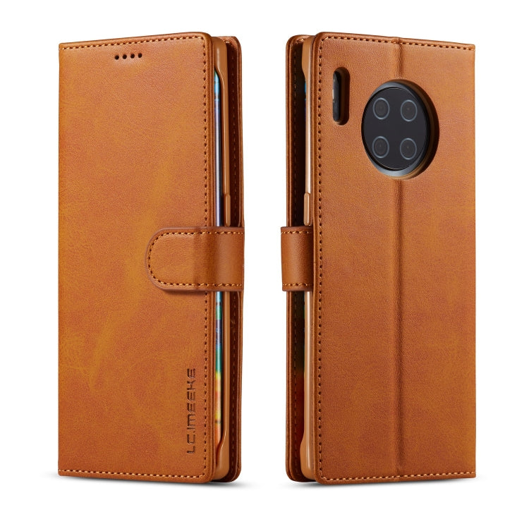 For Huawei Mate 30 Pro LC.IMEEKE Calf Texture Horizontal Flip Leather Case, with Holder & Card Slots & Wallet