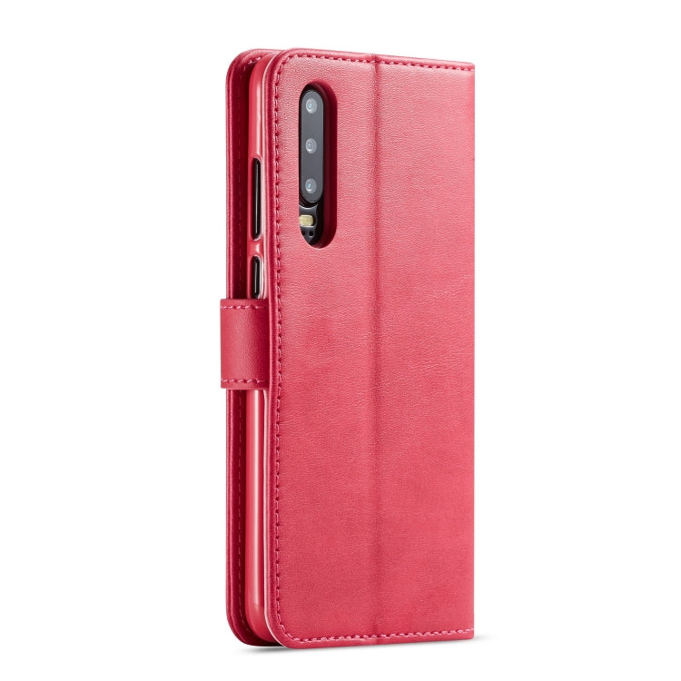For Huawei P30 LC.IMEEKE Calf Texture Horizontal Flip Leather Case, with Holder & Card Slots & Wallet