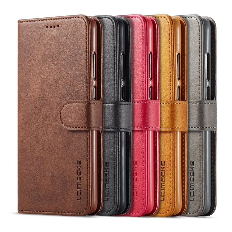 For Huawei P30 LC.IMEEKE Calf Texture Horizontal Flip Leather Case, with Holder & Card Slots & Wallet