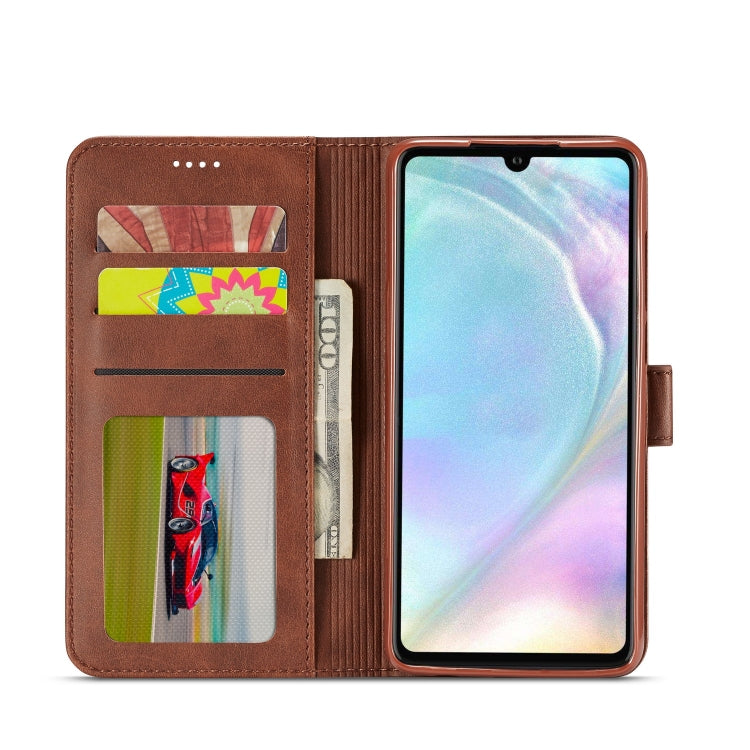 For Huawei P30 LC.IMEEKE Calf Texture Horizontal Flip Leather Case, with Holder & Card Slots & Wallet