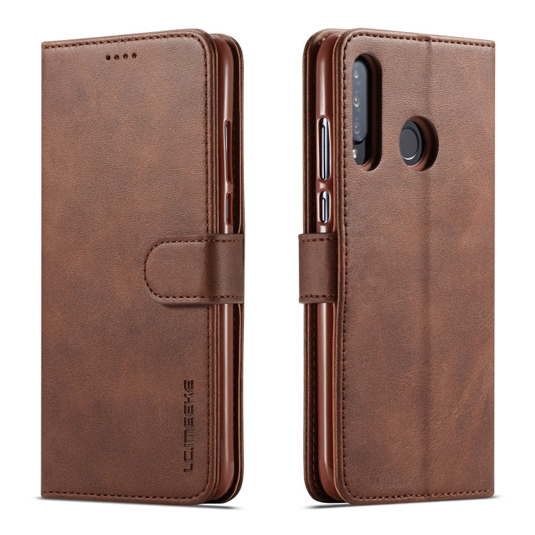 For Huawei P30 Lite / Nova 4e LC.IMEEKE Calf Texture Horizontal Flip Leather Case, with Holder & Card Slots & Wallet