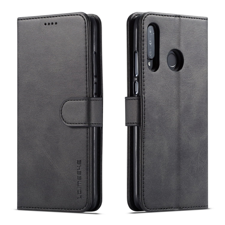 For Huawei P30 Lite / Nova 4e LC.IMEEKE Calf Texture Horizontal Flip Leather Case, with Holder & Card Slots & Wallet