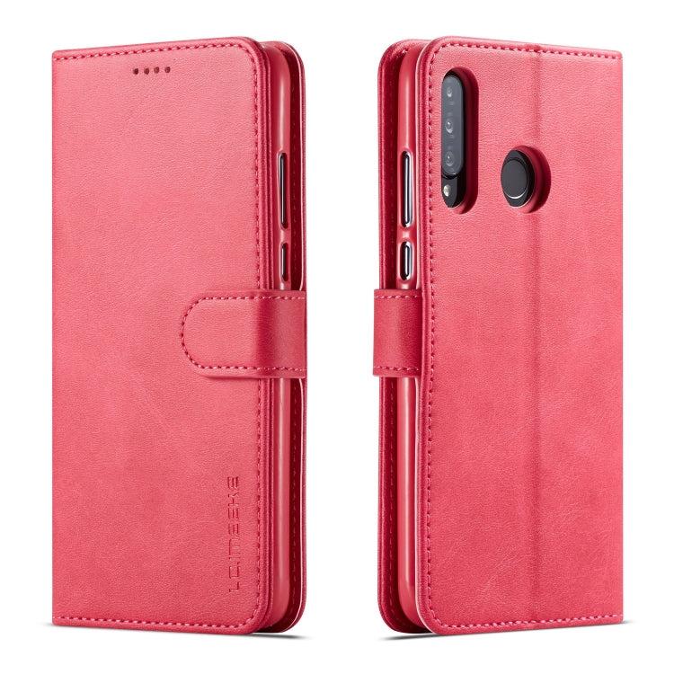 For Huawei P30 Lite / Nova 4e LC.IMEEKE Calf Texture Horizontal Flip Leather Case, with Holder & Card Slots & Wallet