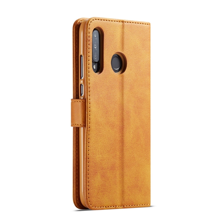 For Huawei P30 Lite / Nova 4e LC.IMEEKE Calf Texture Horizontal Flip Leather Case, with Holder & Card Slots & Wallet