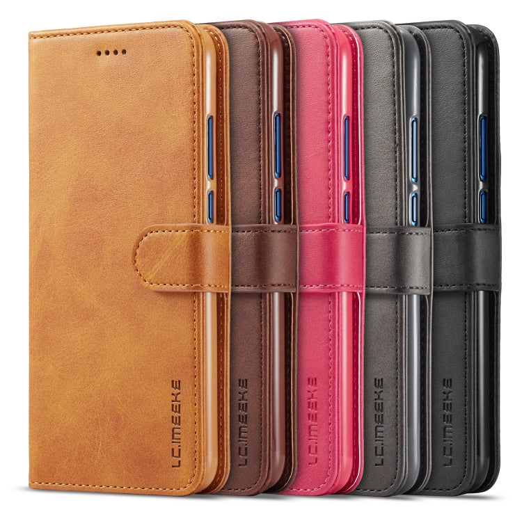 For Huawei Y9 (2019) / Enjoy 9 Plus LC.IMEEKE Calf Texture Horizontal Flip Leather Case, with Holder & Card Slots & Wallet