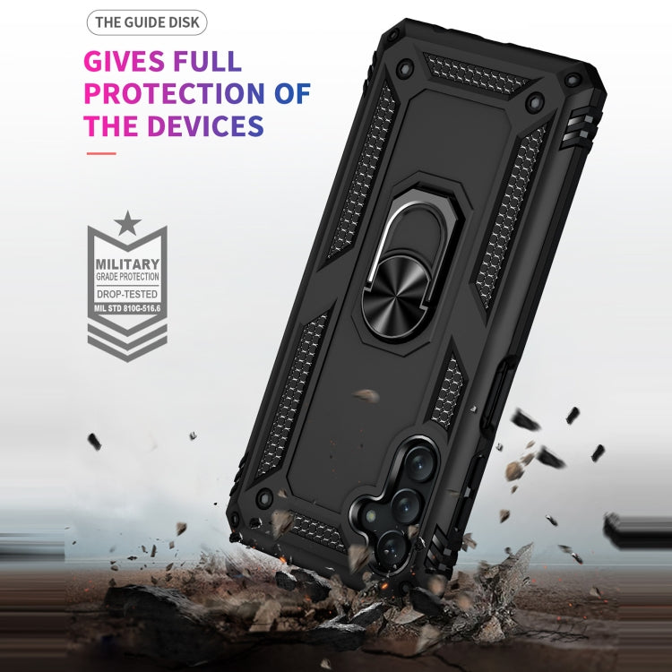 For Samsung Galaxy A13 5G Shockproof TPU + PC Protective Case with 360 Degree Rotating Holder