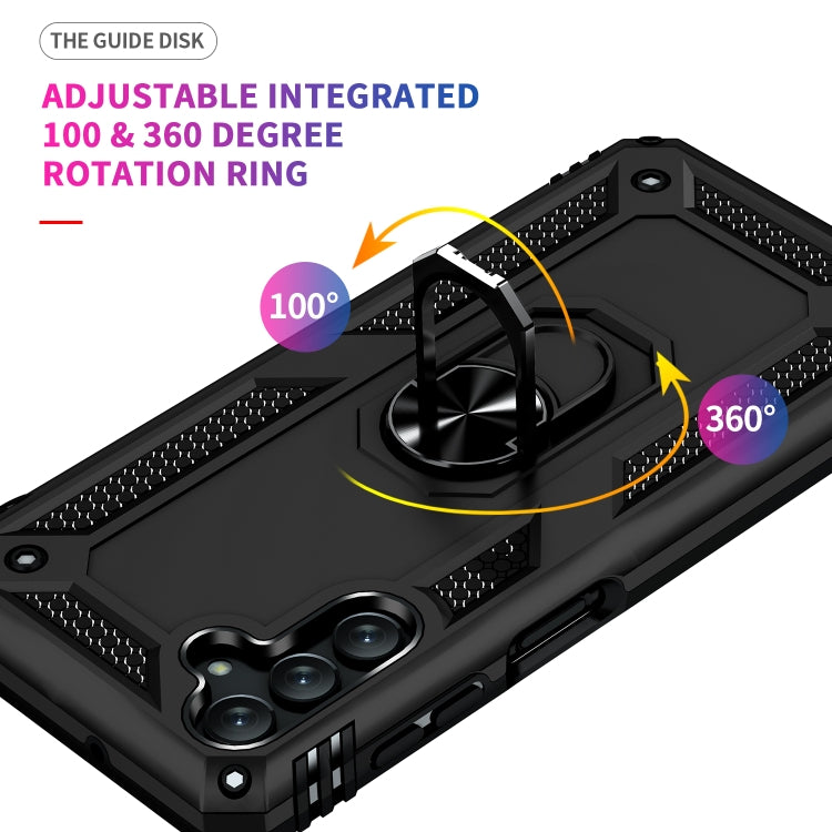 For Samsung Galaxy A13 5G Shockproof TPU + PC Protective Case with 360 Degree Rotating Holder