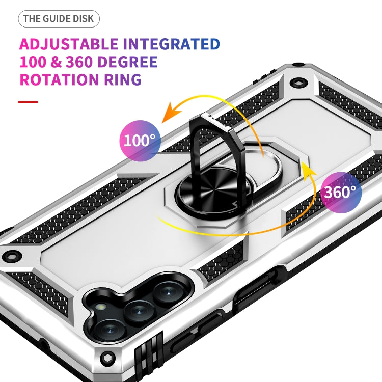 For Samsung Galaxy A13 5G Shockproof TPU + PC Protective Case with 360 Degree Rotating Holder