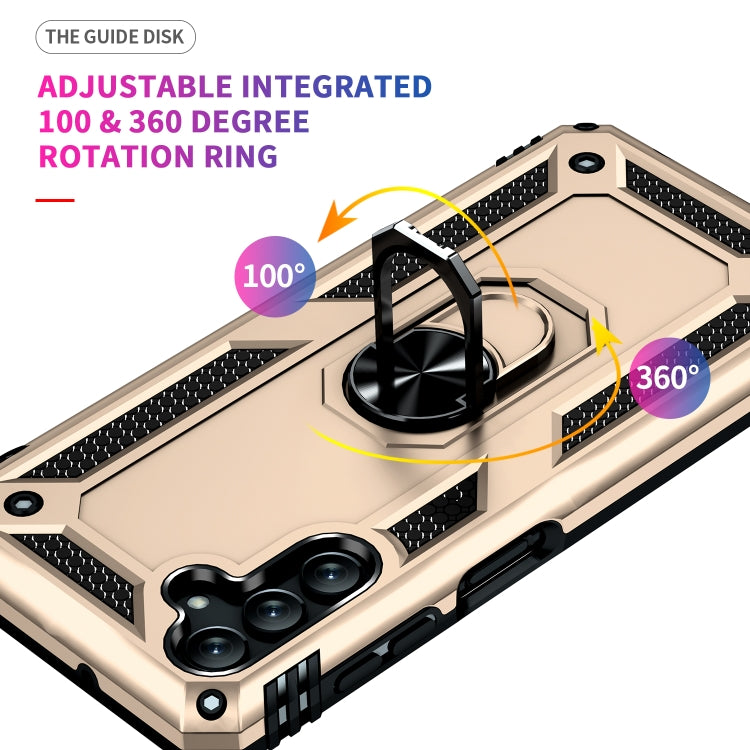For Samsung Galaxy A13 5G Shockproof TPU + PC Protective Case with 360 Degree Rotating Holder