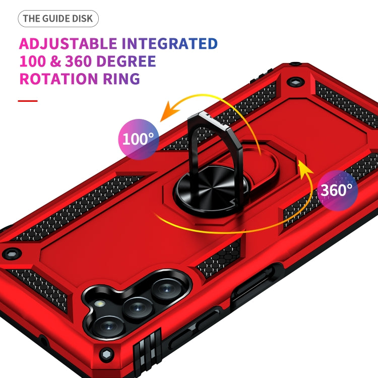 For Samsung Galaxy A13 5G Shockproof TPU + PC Protective Case with 360 Degree Rotating Holder