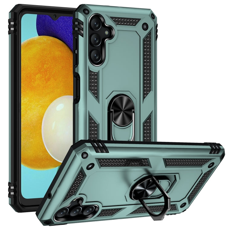 For Samsung Galaxy A13 5G Shockproof TPU + PC Protective Case with 360 Degree Rotating Holder