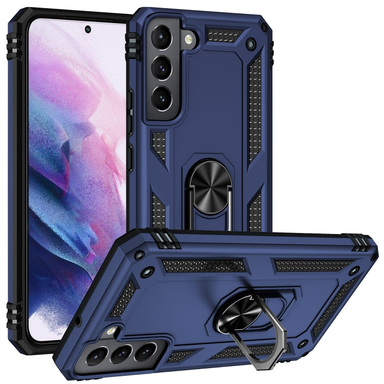 For Samaung Galaxy S22 5G Shockproof TPU + PC Protective Case with 360 Degree Rotating Holder