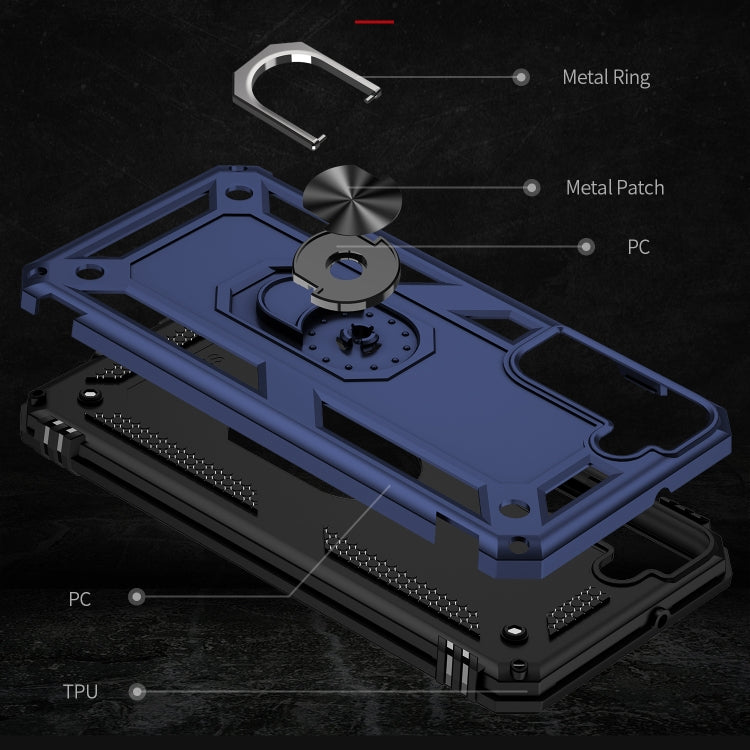 For Samaung Galaxy S22 5G Shockproof TPU + PC Protective Case with 360 Degree Rotating Holder