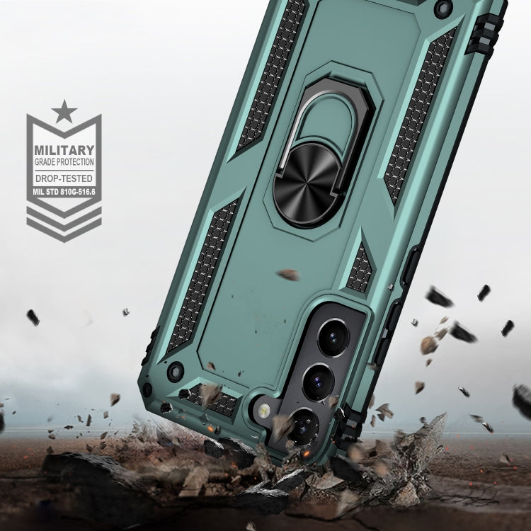 For Samaung Galaxy S22 5G Shockproof TPU + PC Protective Case with 360 Degree Rotating Holder