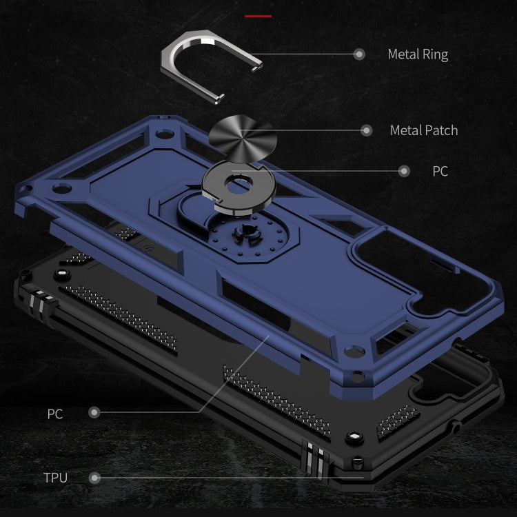 For Samaung Galaxy S22+ 5G Shockproof TPU + PC Protective Case with 360 Degree Rotating Holder